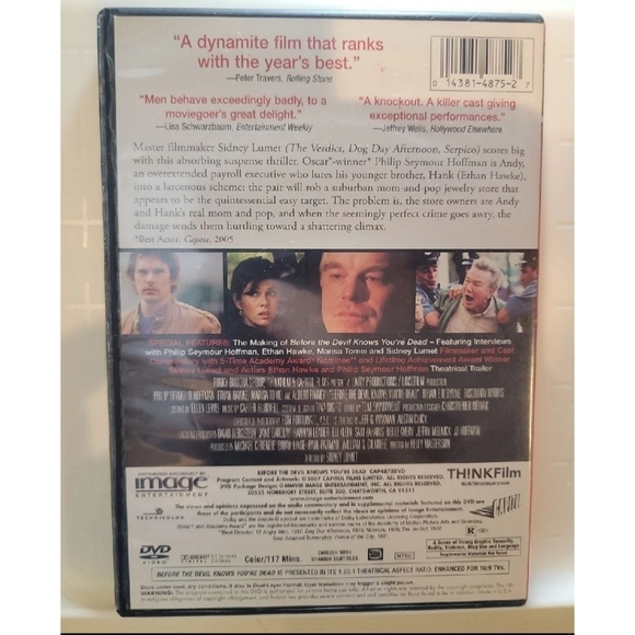 BEFORE THE DEVIL KNOWS YOU’RE DEAD DVD Film Thriller Ethan Hawke Phillip Seymour - Picture 4 of 5